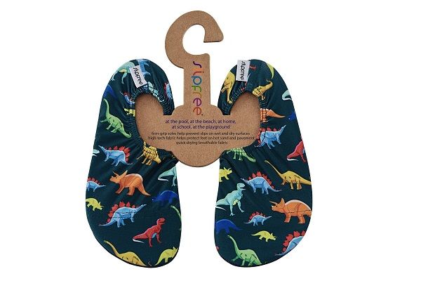 Slipfree Boys Patterns Non Slip Shoes for Beach, Pool & Home